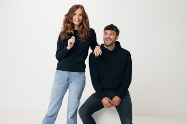 Logo trade meene pilt: Iqoniq Rila kerge taaskasutatud puuvillast kapuutsiga pusa